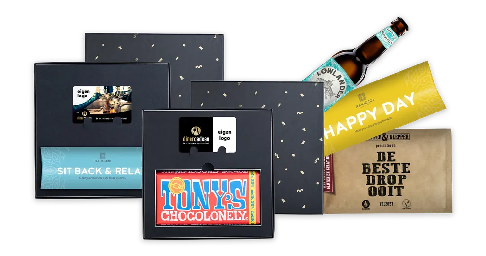 Nationale Diner Cadeaukaart Zakelijk stap2 kies een verpakking