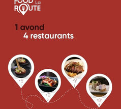 Nationale Diner Cadeaukaart  4x uiteten, 1 avond Heiloo (Food La Route)